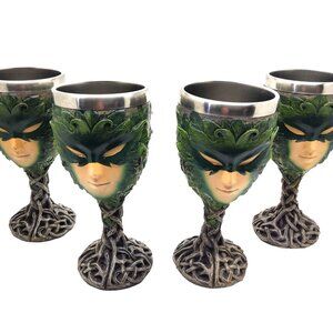 Vintage Pacific Giftware Rustic Woods Willow Forest Spirit Greenman  / Greenlady